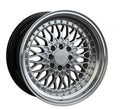 XXR 536 Wheel Hyper Silver / Machined Lip 16x8 +20 4x100,4x114.3