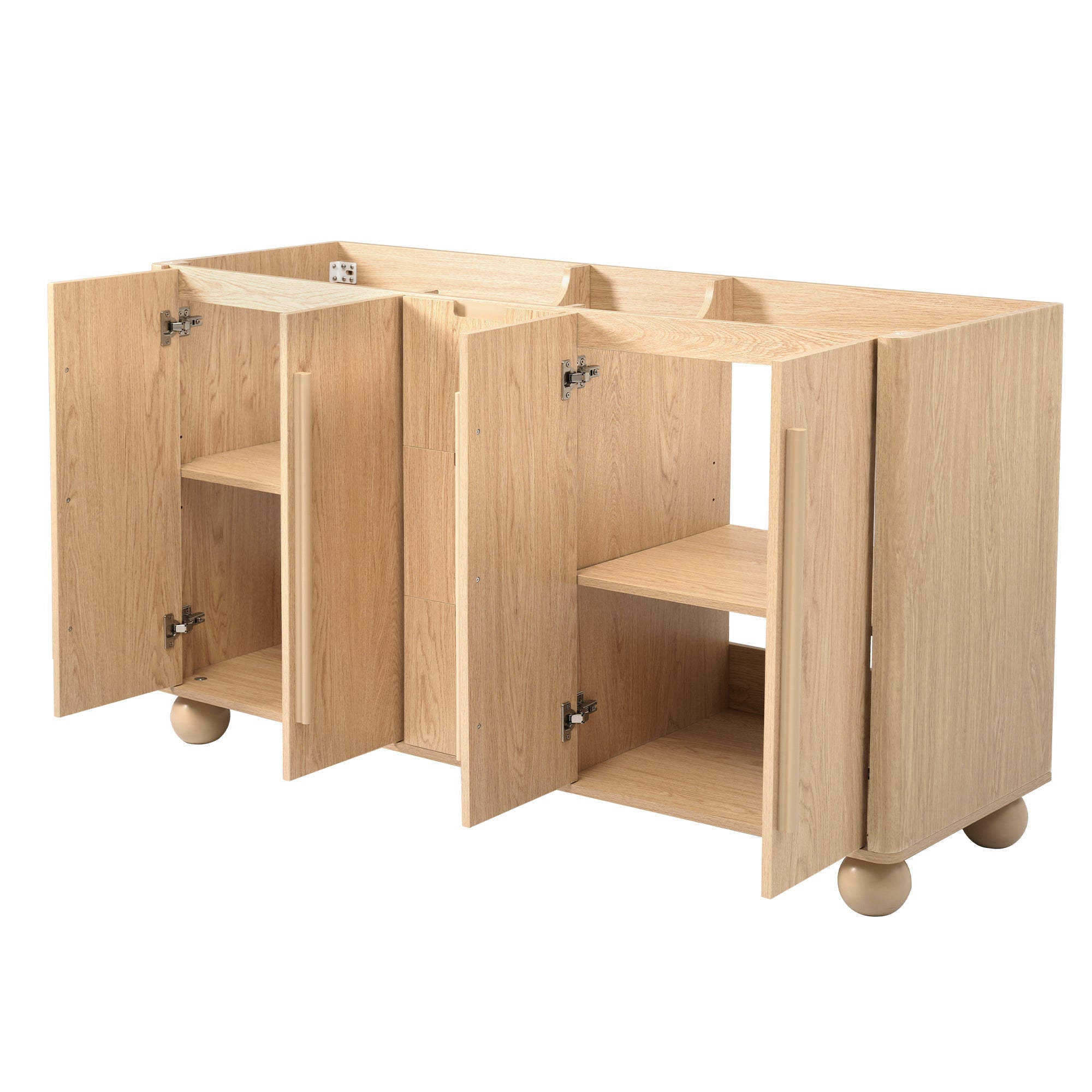 58.3" Bathroom Vanity Cabinet Only Without Vanity Top