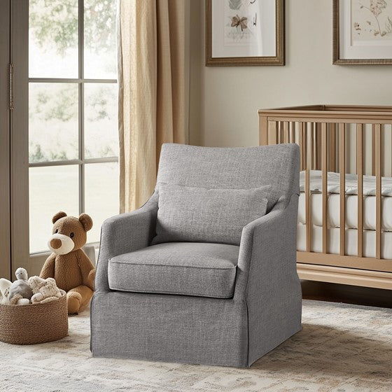 Skirted Swivel Chair