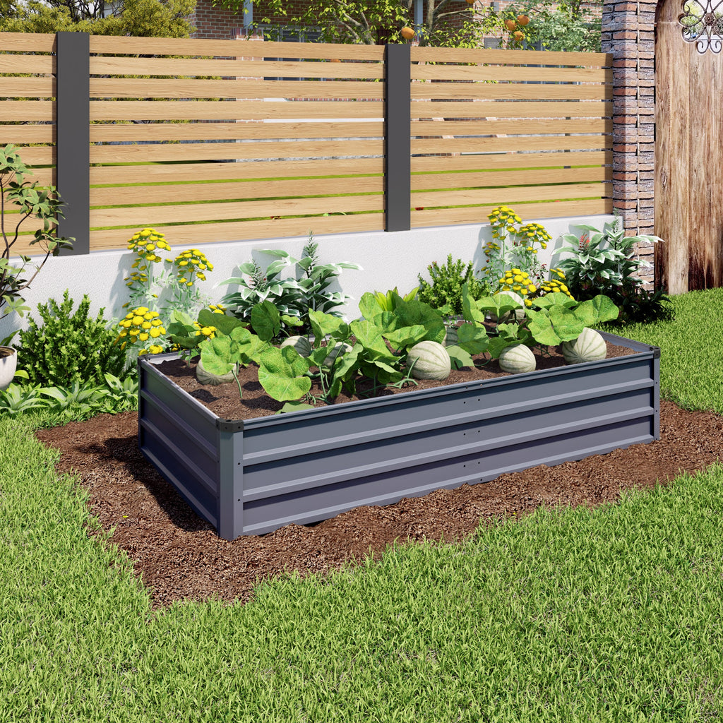 6x3x1ft 2pcs Large Garden Bed Kit