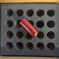 NNR 48MM inner hex lug nuts 12x1.5 Red     NNR-LN-IH481215RD