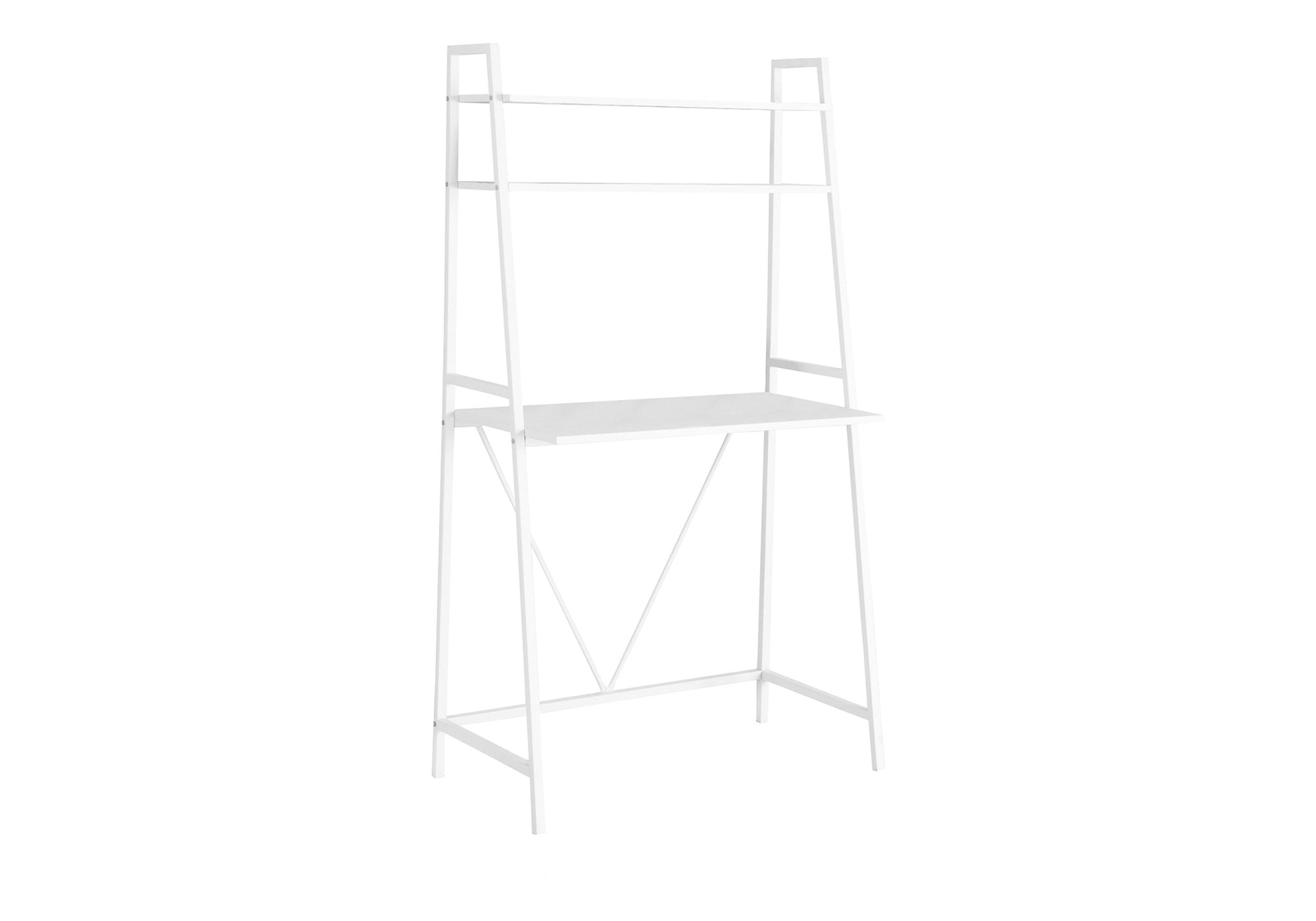 Computer Desk with Storage Shelves