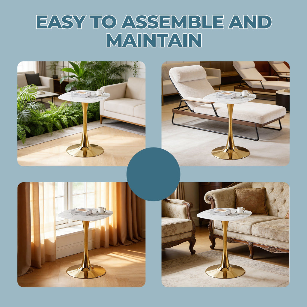 Square Tulip Dining Table for 2-4 Persons
