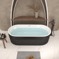 67" Linear Acrylic Freestanding Bathtub