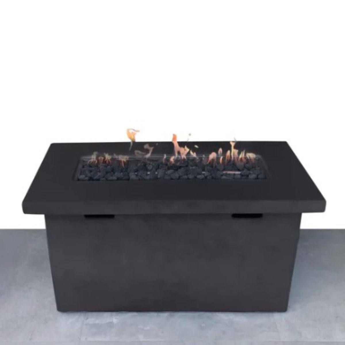 25" H x 42" W Fiber Reinforced Concrete Propane Outdoor Fire Pit Table