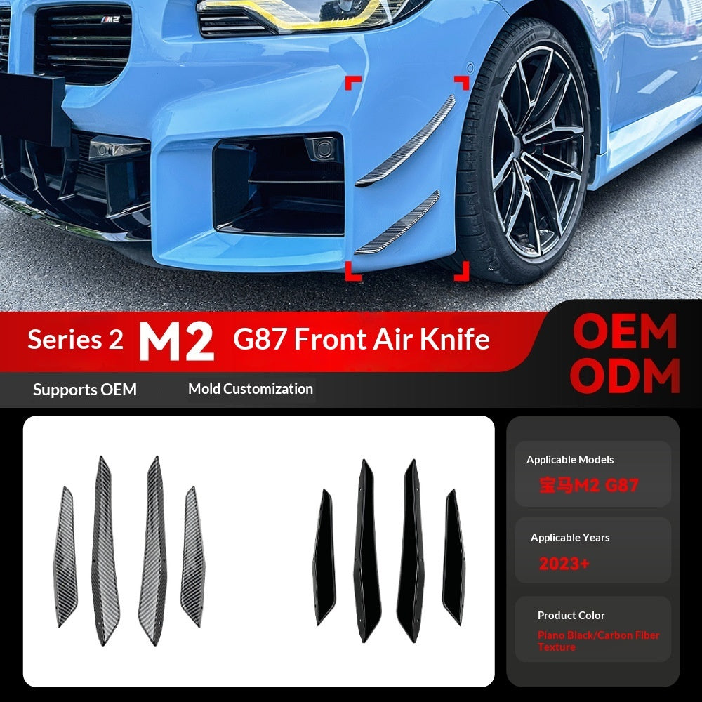 Front Air Intake Wind Blade Front Grille Wind Edge Car Sticker Cross-border Tuning Parts