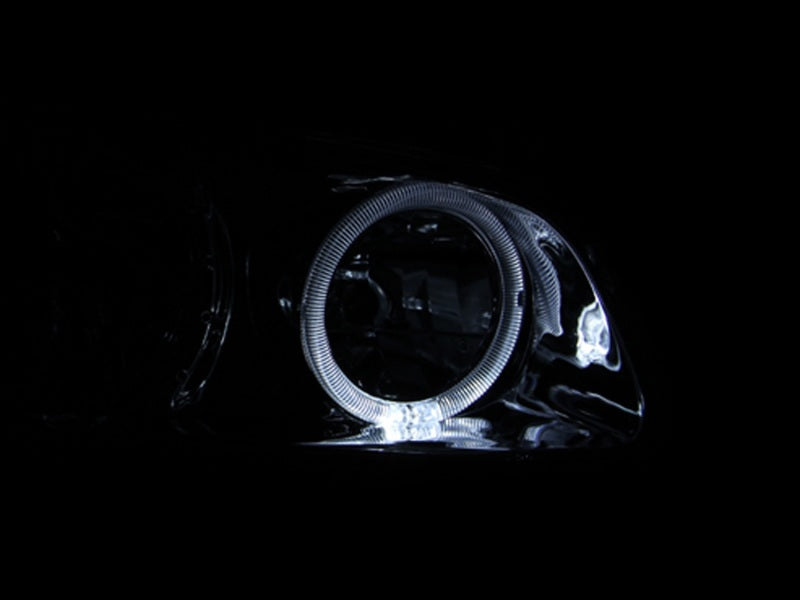 Anzo 2000-2001 Toyota Camry Crystal Headlights w/ Halo Black