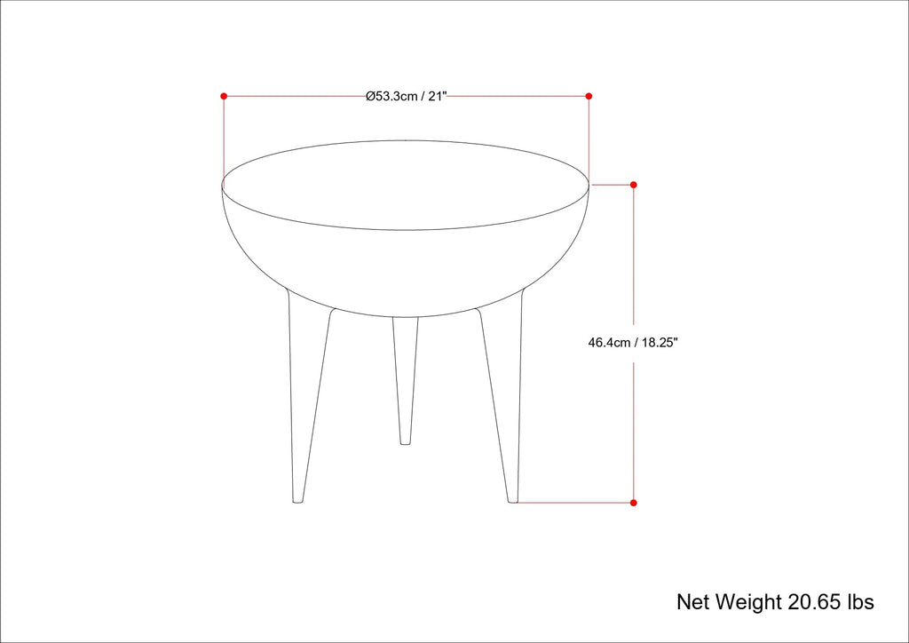 Otto Cast Aluminum Side Table