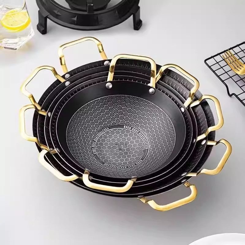 Thickened Stainless Steel Non-Stick Honeycomb Dry Pot