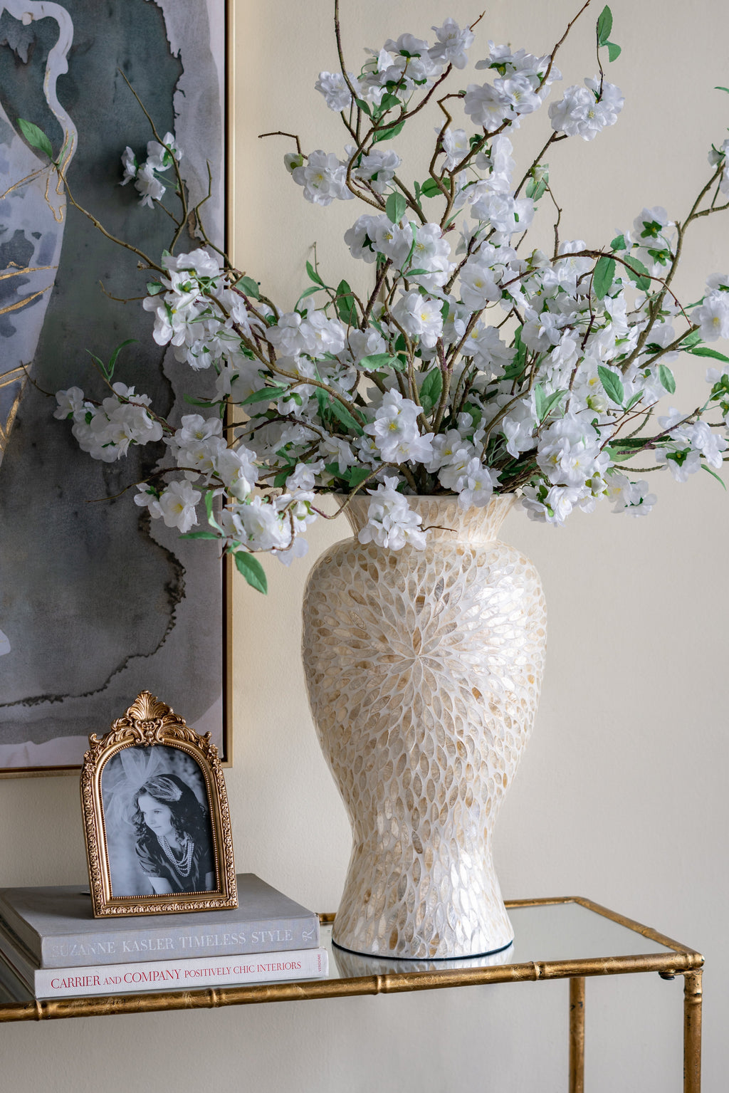 D11x19.7" Large Decorative Vase