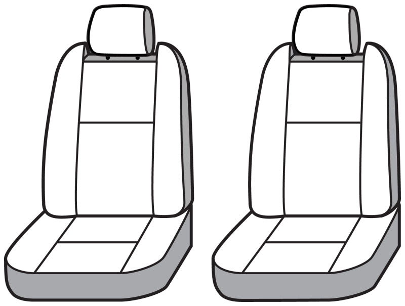 Covercraft 2024+ Toyota Corolla Cross Polycotton SeatSaver Custom Front Row Seat Covers - Grey SS2618PCGY