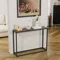 Narrow Console Table - High-End Edge Wrapped Foyer Table