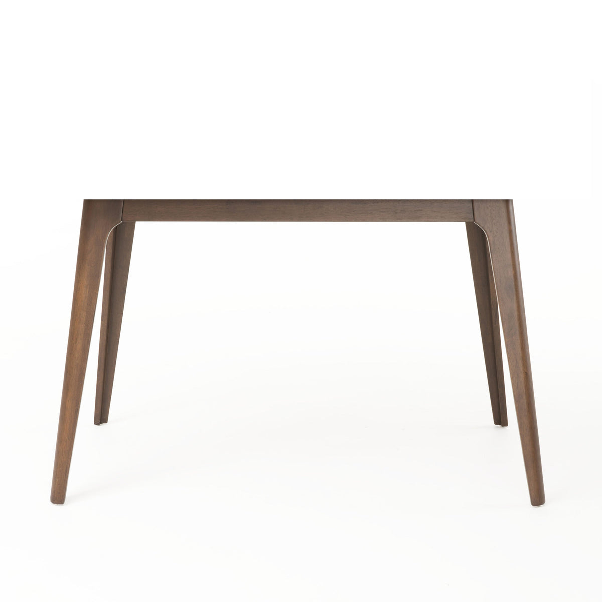 Mid-Century Modern Rubberwood Dining Table