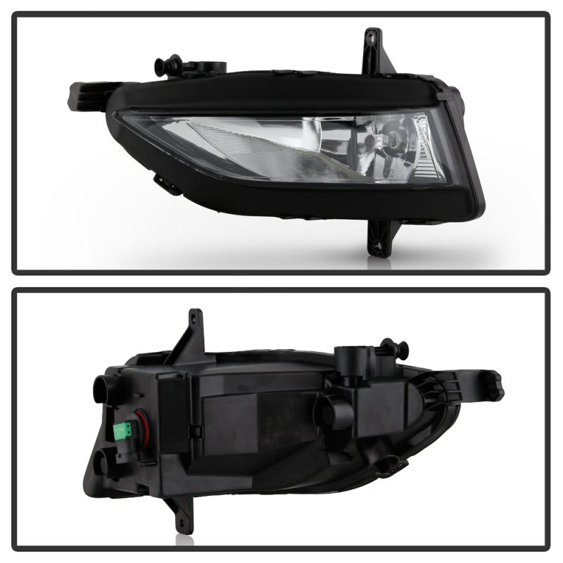 Spyder VW Golf 18-20 OEM Style Fog Lights w/Universal Switch - Clear (FL-VG2018-C) 5087157