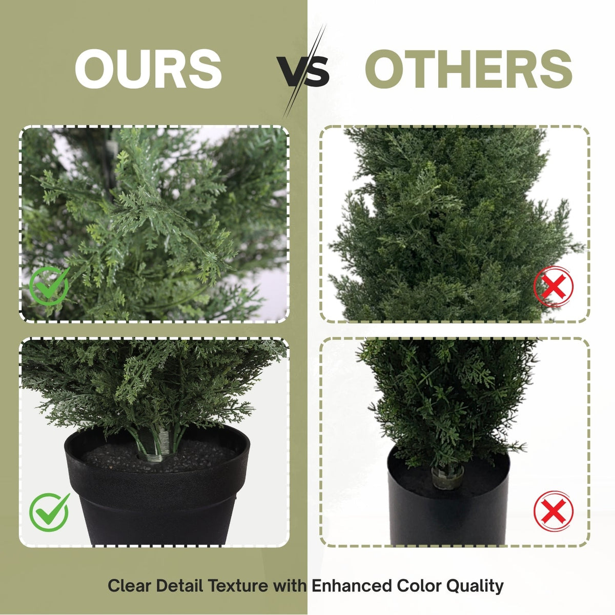 5FT Artificial Cypress Tree