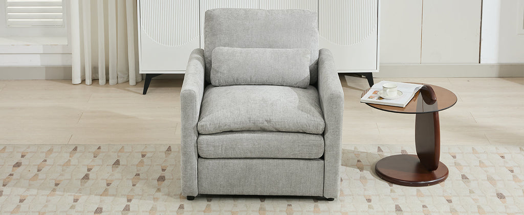 Cozy Upholstered Armchair – Oversized Comfy Cloud Sofa
