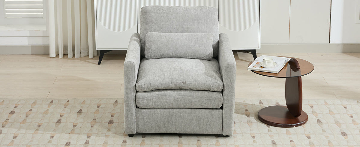 Cozy Upholstered Armchair – Oversized Comfy Cloud Sofa