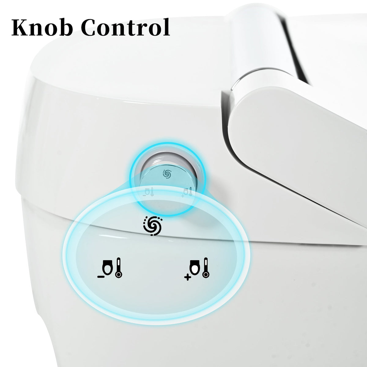 Smart Toilet with Built-in Heated Seat