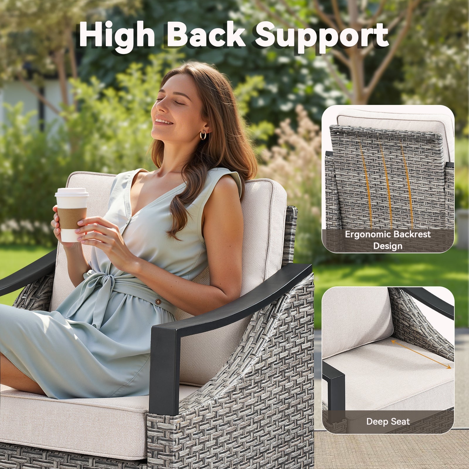 3-Piece Outdoor Conversation Set