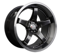XXR 555 Wheel Chromium Black / Machined Lip 18x8.5 +35 5x100,5x114.3