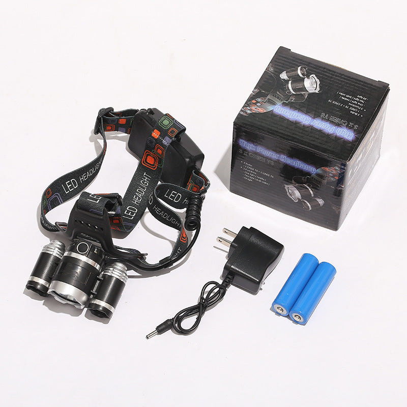 LED Outdoor Lighting Charging 20W High-power Induction T6 Light