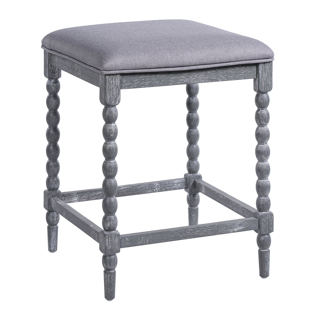 Set of 2 26'' Counter Stools with Upholstered Seat