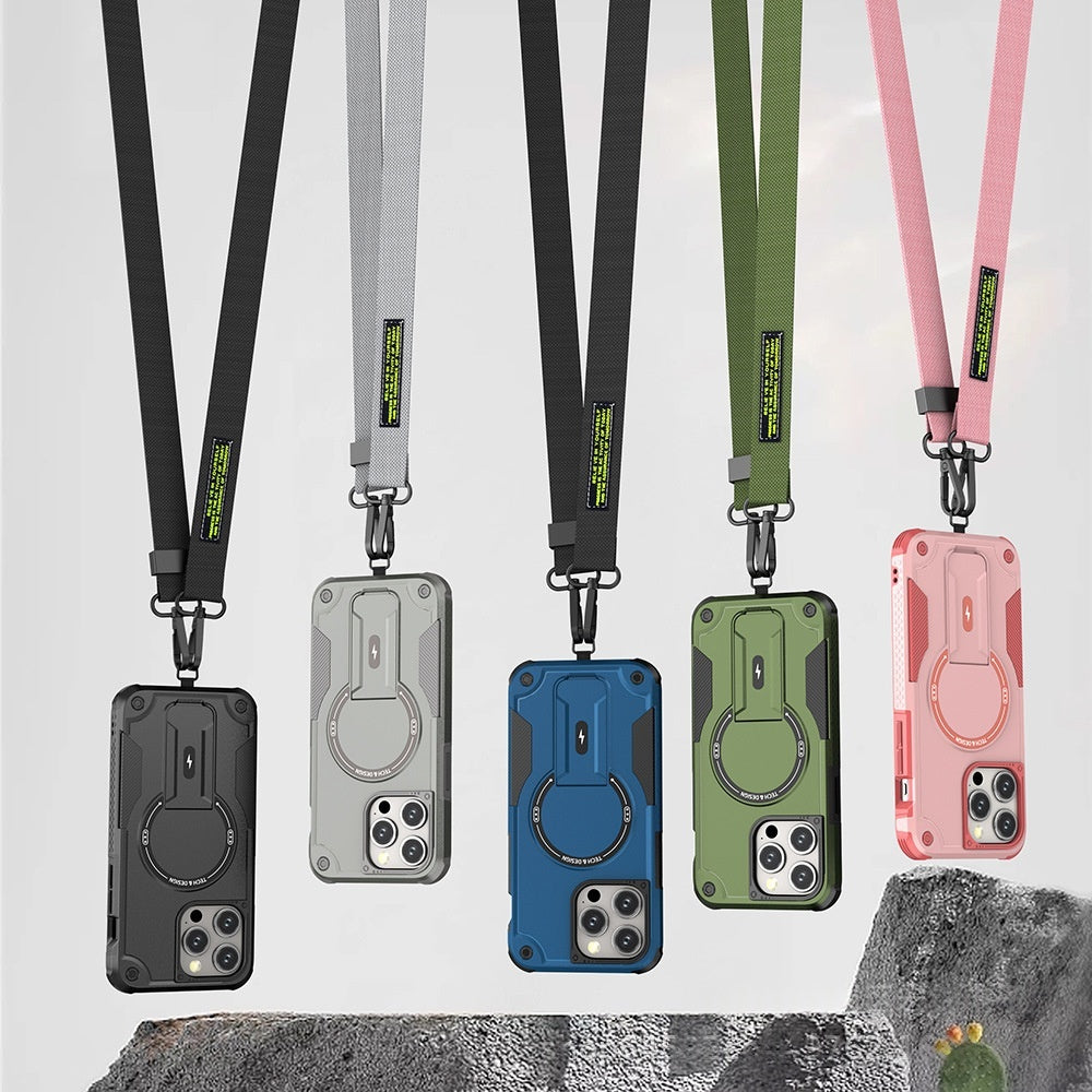 Bundesliga Magnetic-suction Diagonal-strap Phone Case