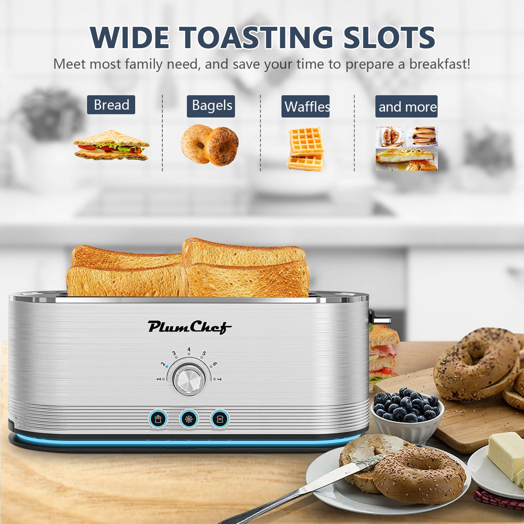 Stainless Steel 4-Slice Toaster