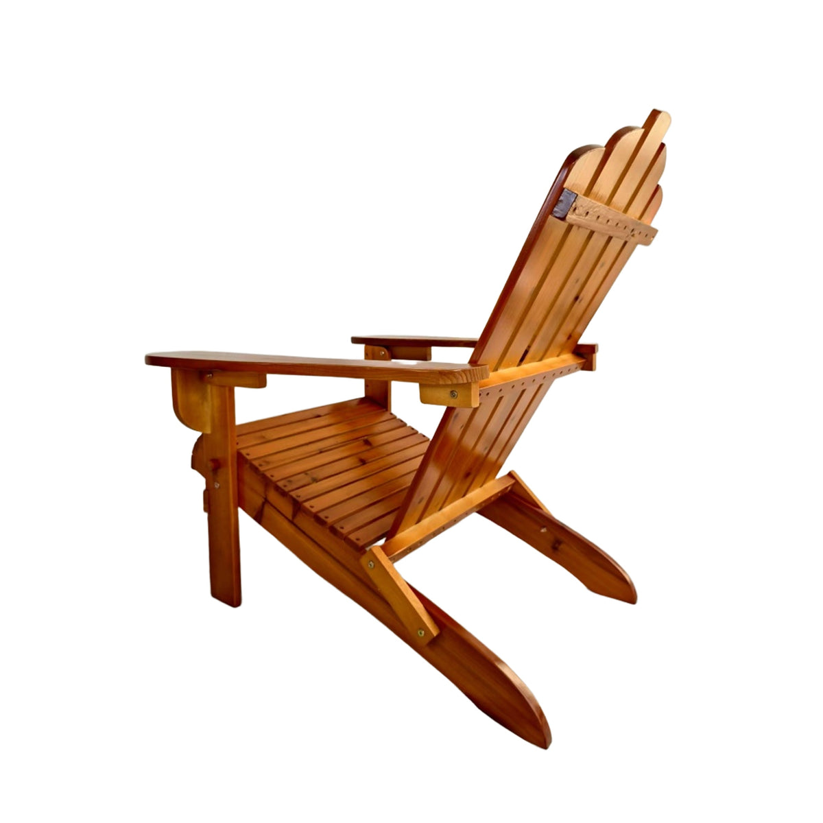 Outdoor or Indoor Wood Adirondack Chair - Foldable