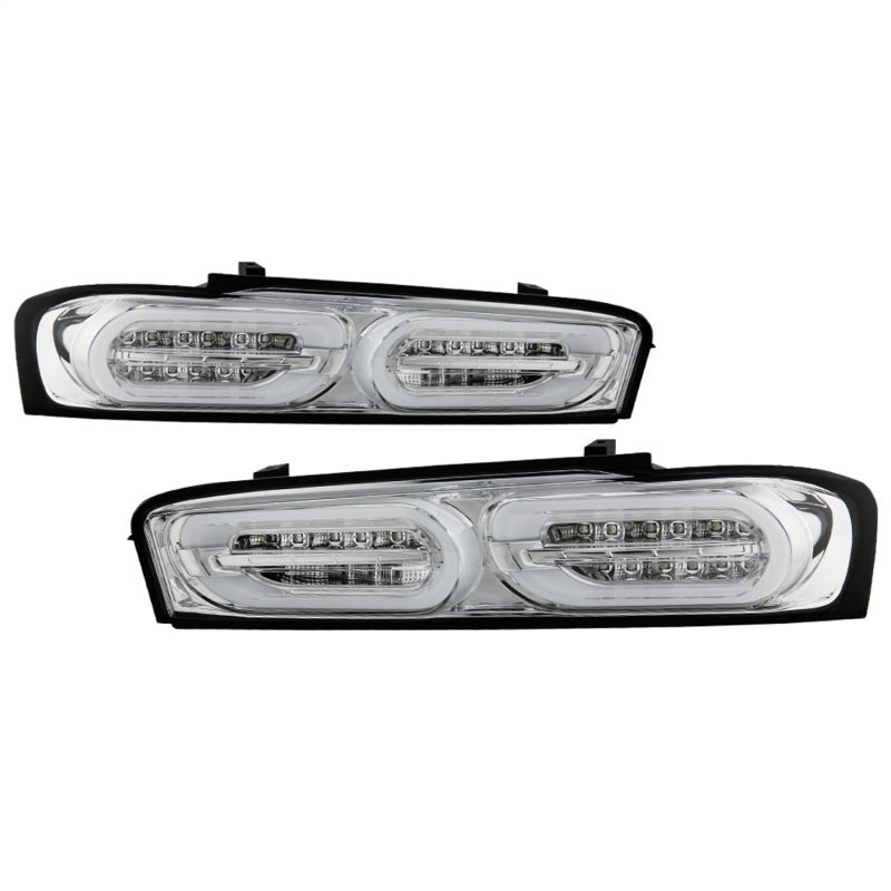 Spyder Chevy Camaro 16-18 (Do Not Fit Halogen Model) LED Tail Lights Chrome ALT-YD-CCAM16LED-SEQ-C 5087249