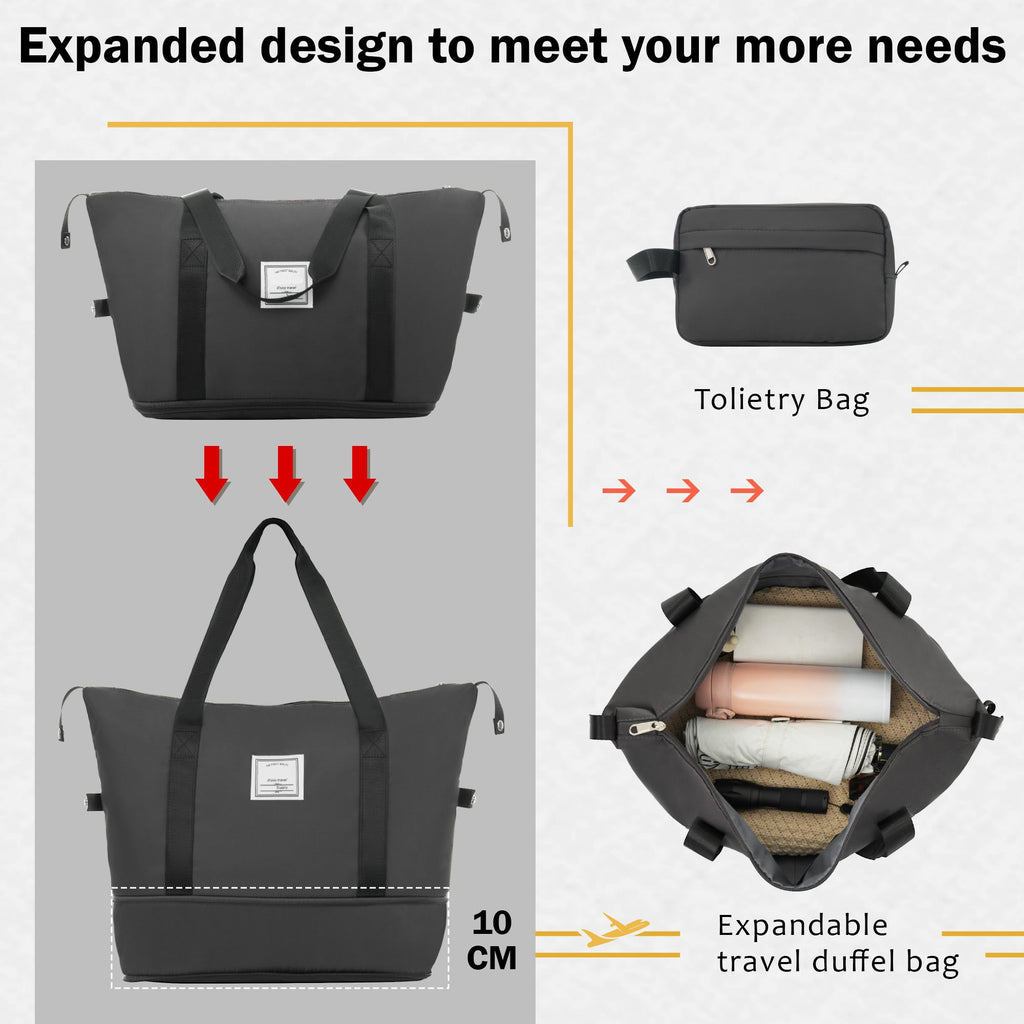 2 Piece Luggage Set with Expandable Spinner Wheels