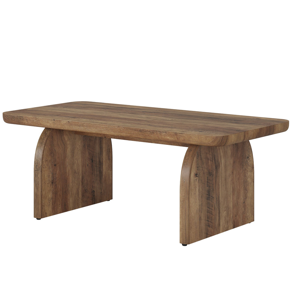 47" Rustic Brown Rectangle Coffee Table
