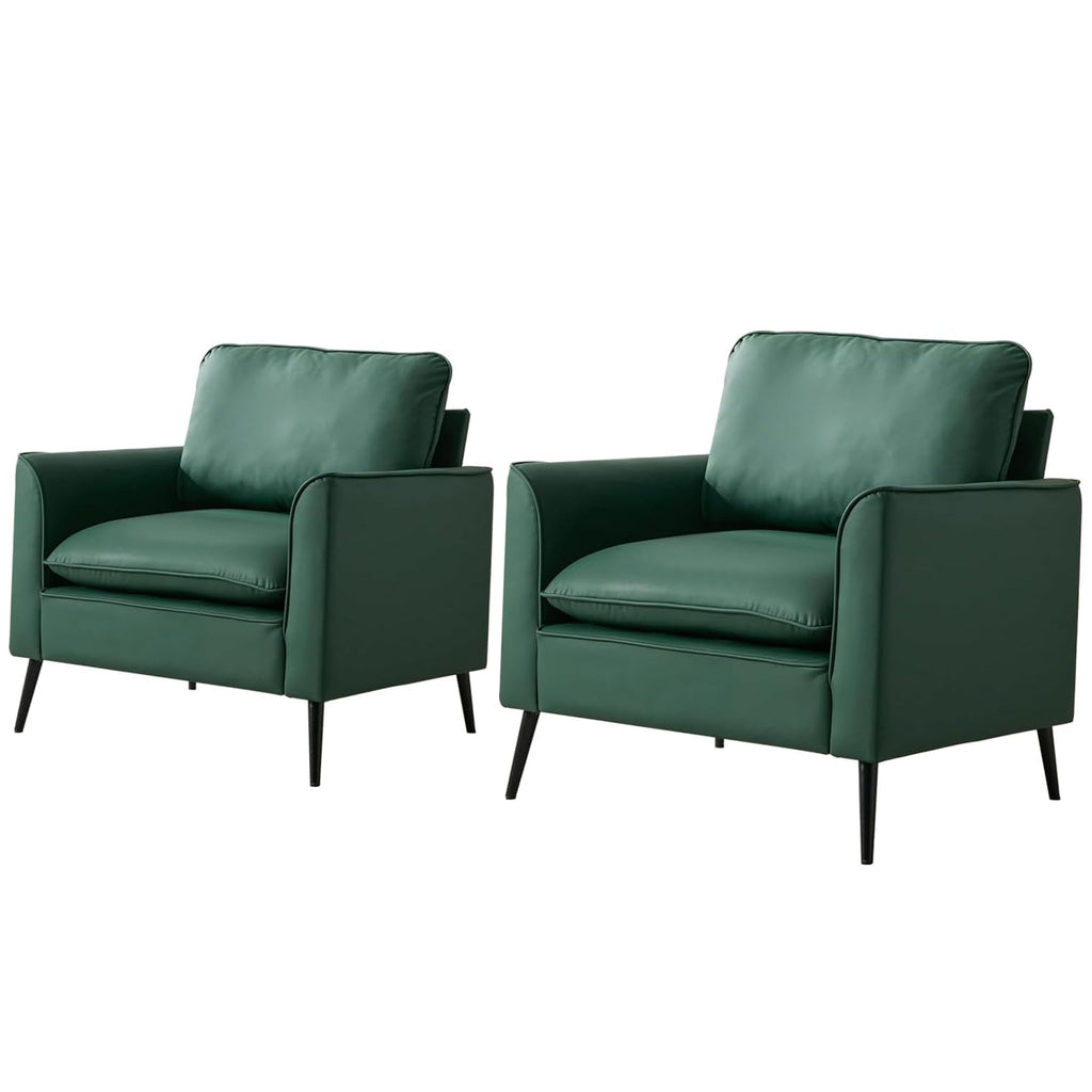 TS Cat Paw Leather Upholstered Sofa 2PC