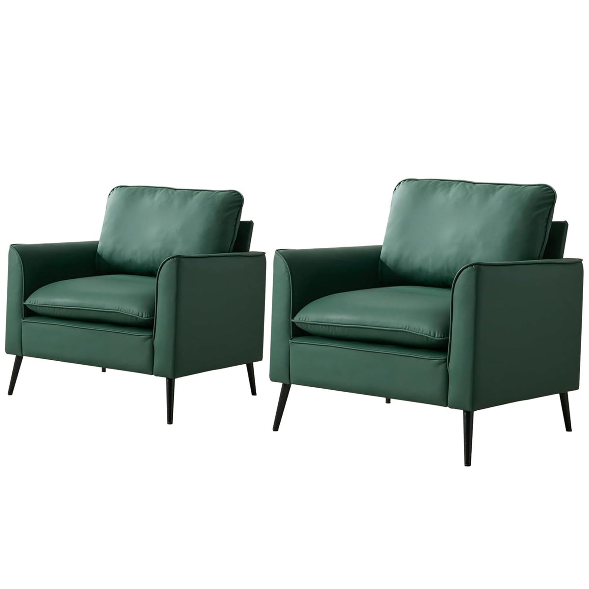 TS Cat Paw Leather Upholstered Sofa 2PC