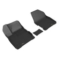 3D MAXpider 2023 Kia EV6 Kagu Black Floor Mat - Row 1 (3pc) L1KA07111509