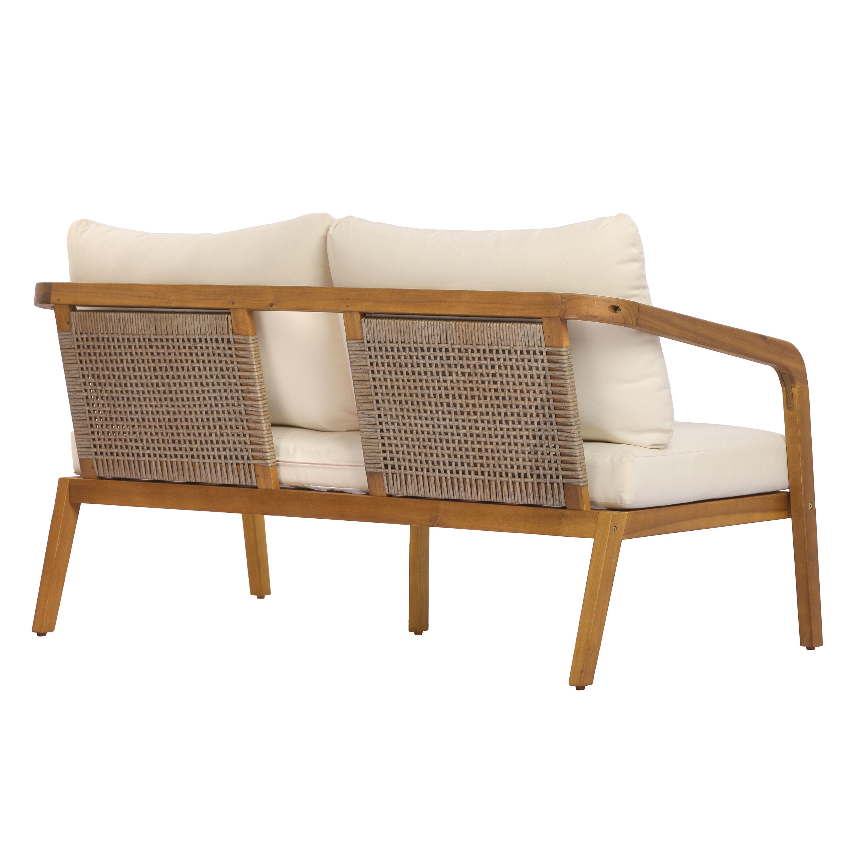 2-Piece Outdoor Loveseat & Coffee Table Set