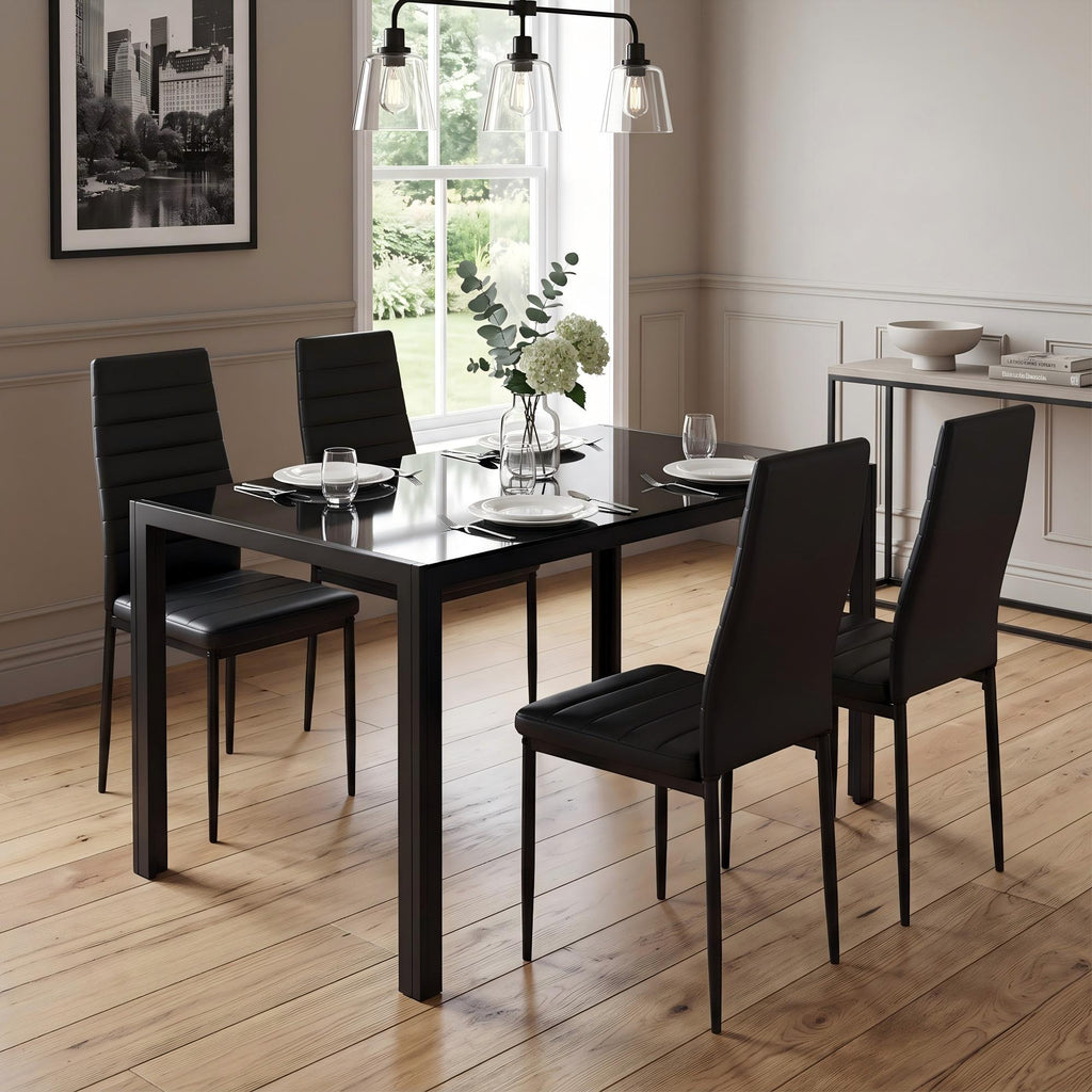 5 Pieces Dining Table Set for 4