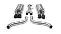 Corsa 86-91 Chevrolet Corvette C4 5.7L V8 L98 Black Sport Cat-Back Exhaust 14115BLK