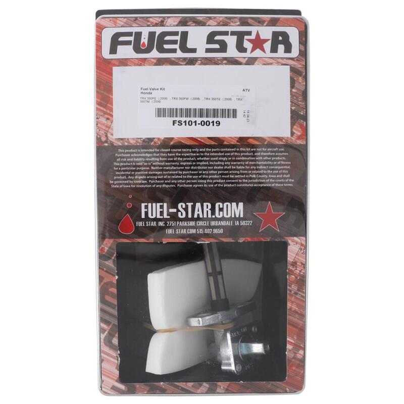 All Balls Racing 2006 TRX 350 FE/2006 TRX 350 FM/2006 TRX 350 TE Fuel Valve Kit FS101-0019