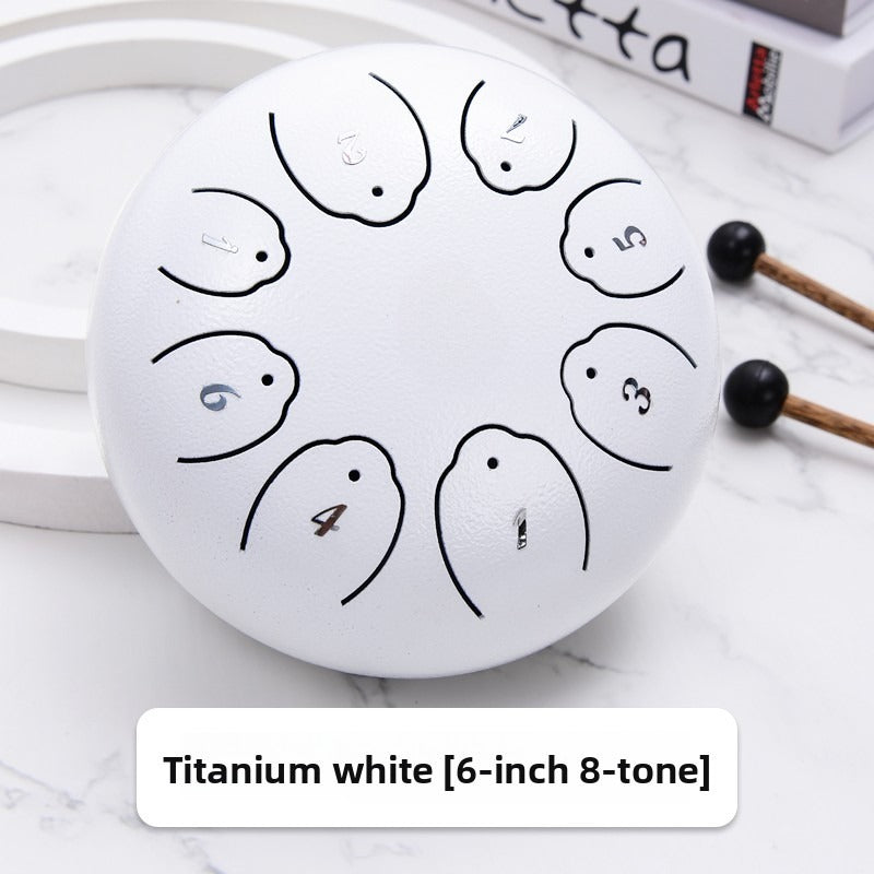 Series 6-Inch 8-Note Steel Tongue Drum