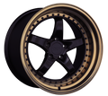 XXR 565 Wheel Black / Bronze Lip 18x9.5 +38 5x4.5