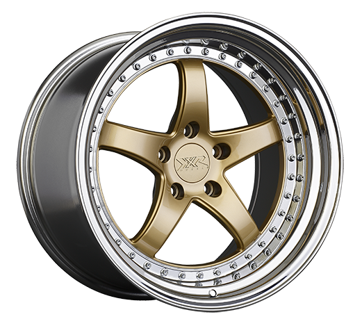 XXR 565 Wheel Hyper Gold / Platinum Lip 18x9.5 +20 5x4.5
