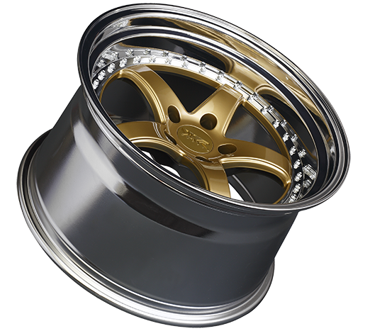 XXR 565 Wheel Hyper Gold / Platinum Lip 18x9.5 +38 5x4.5