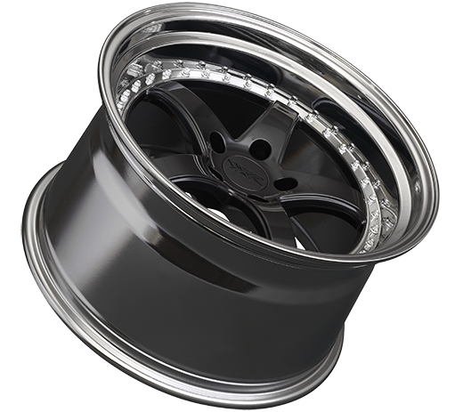 XXR 565 Wheel Graphite / Platinum Lip 20x10.5 +40 5x4.5