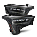 AlphaRex 22-23 Toyota Tundra NOVA-Series Headlights Alpha-Black w/Amber DRL - Req 810029 OR 810030 880871 *Discontinued