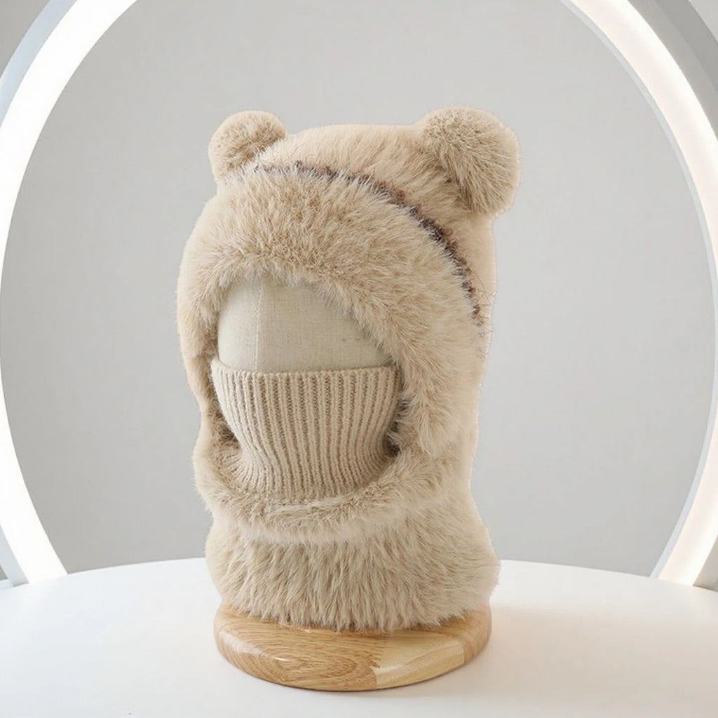 Warm, Windproof Knitted Wool Hat With Earflaps