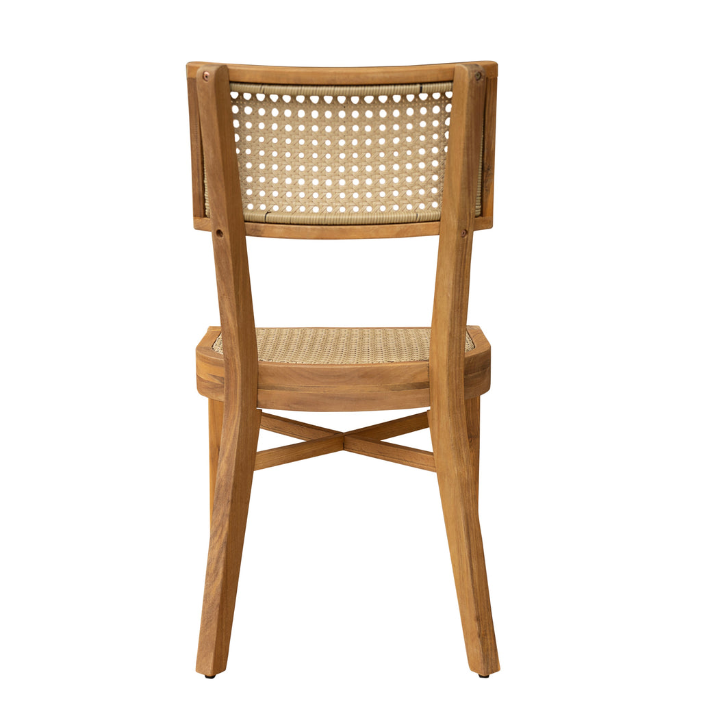 Netro Acacia Wood Dining Chair Set