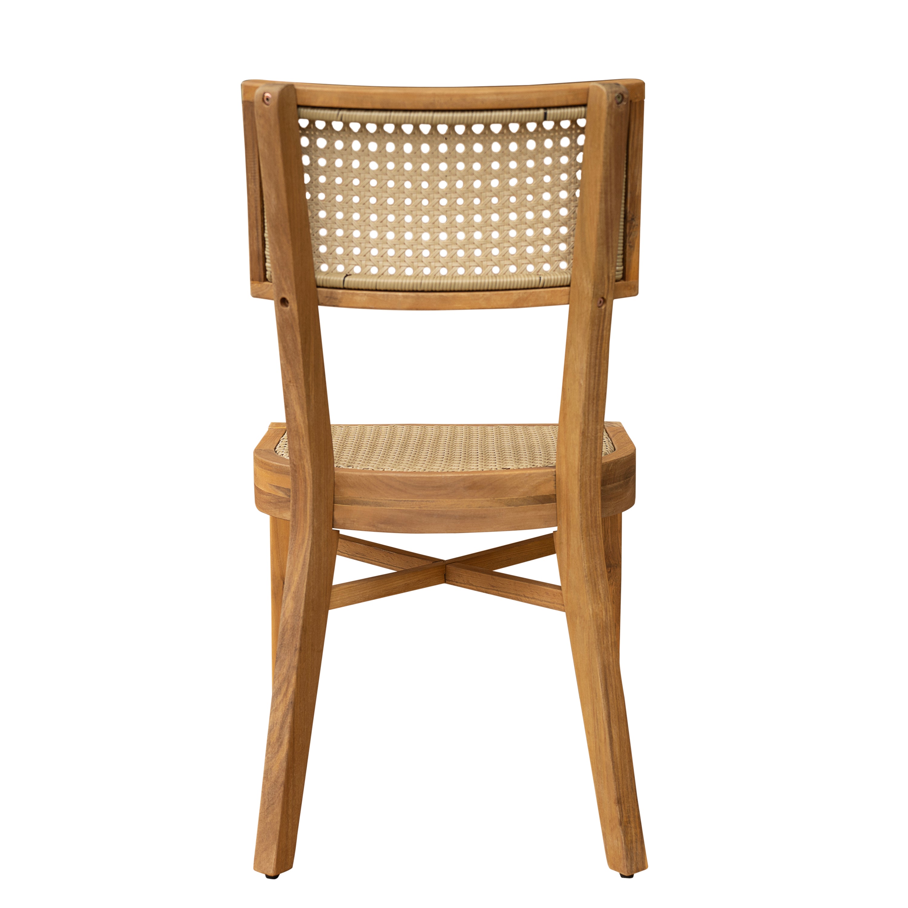 Netro Acacia Wood Dining Chair Set