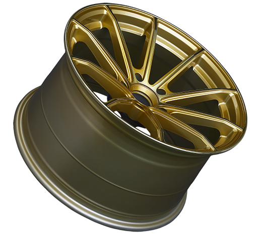 XXR 568 Wheel Liquid Gold 18x9.5 +38 5x4.5