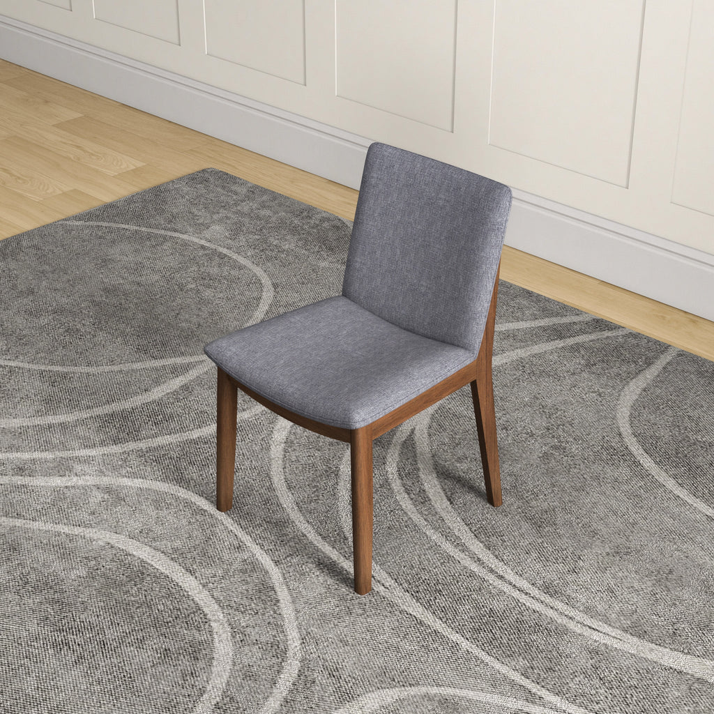 Top Quality Laura Mid-Century Modern Solid Wood Dining Chair Set of 2